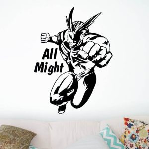 sticker mural my hero academia all might