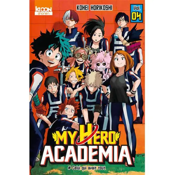 my hero academia manga tome 4