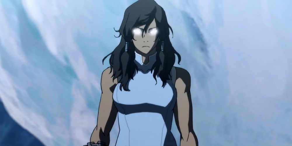 Kora dans son état d'avatar dans Legend of Korra